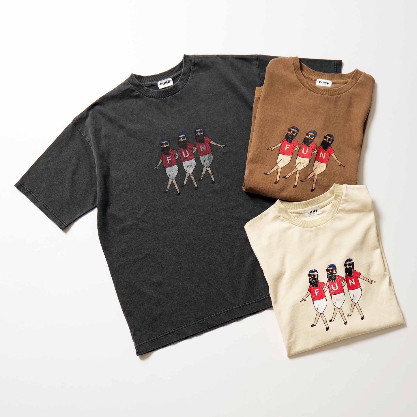 Ojisan pigment dye Tee