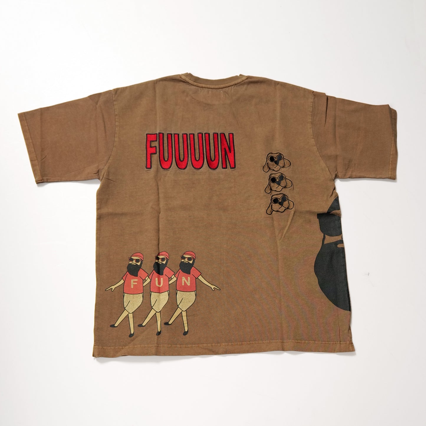 Whole print pigment dye Tee