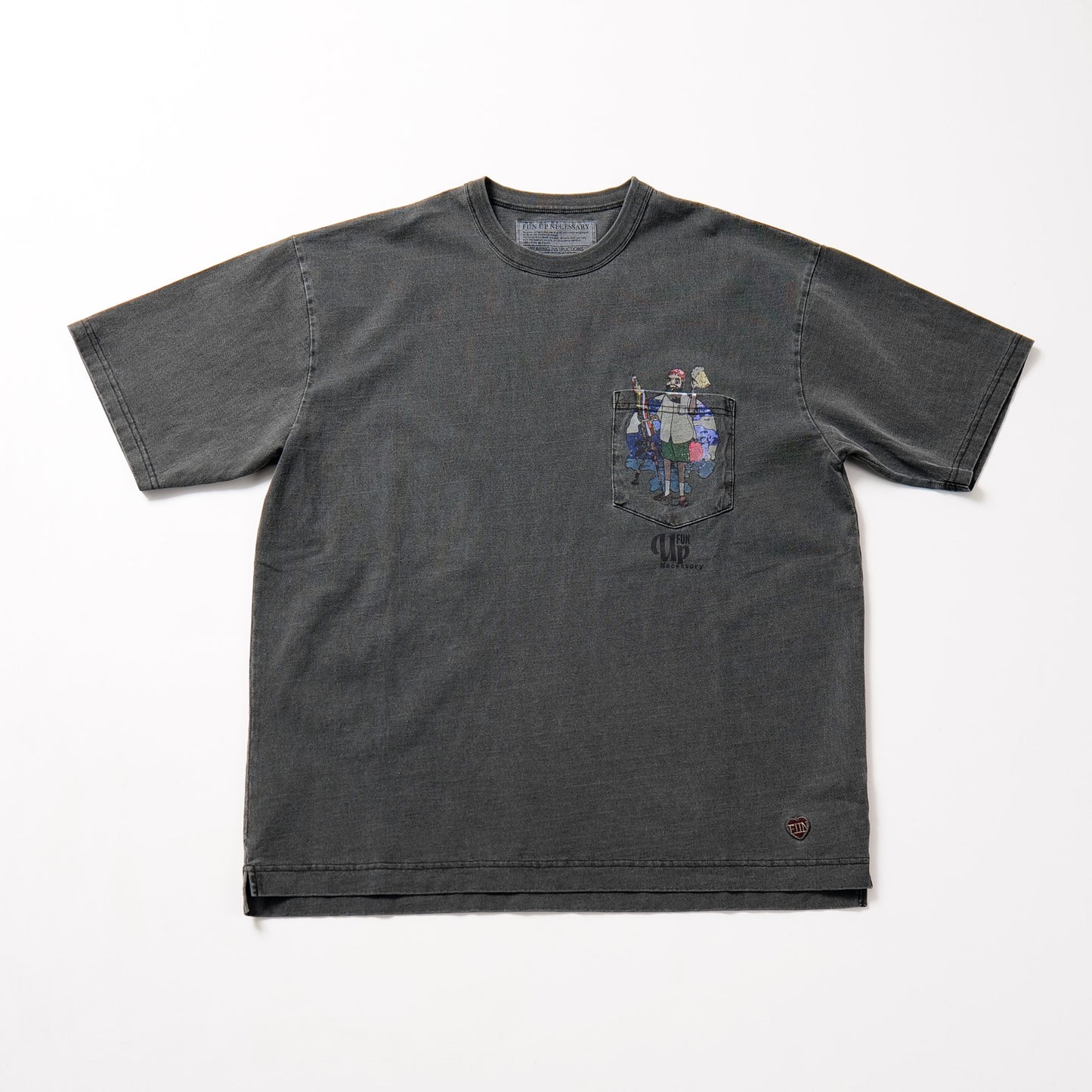 onepoint car pigment dye Tee F-24022511