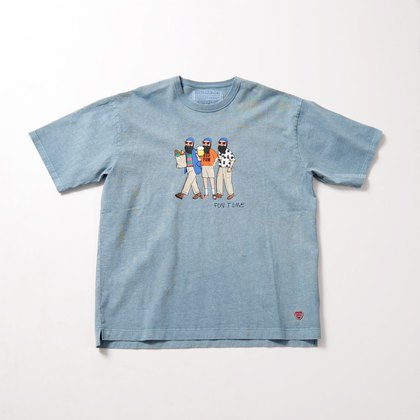 onepoint car pigment dye Tee F-24022511