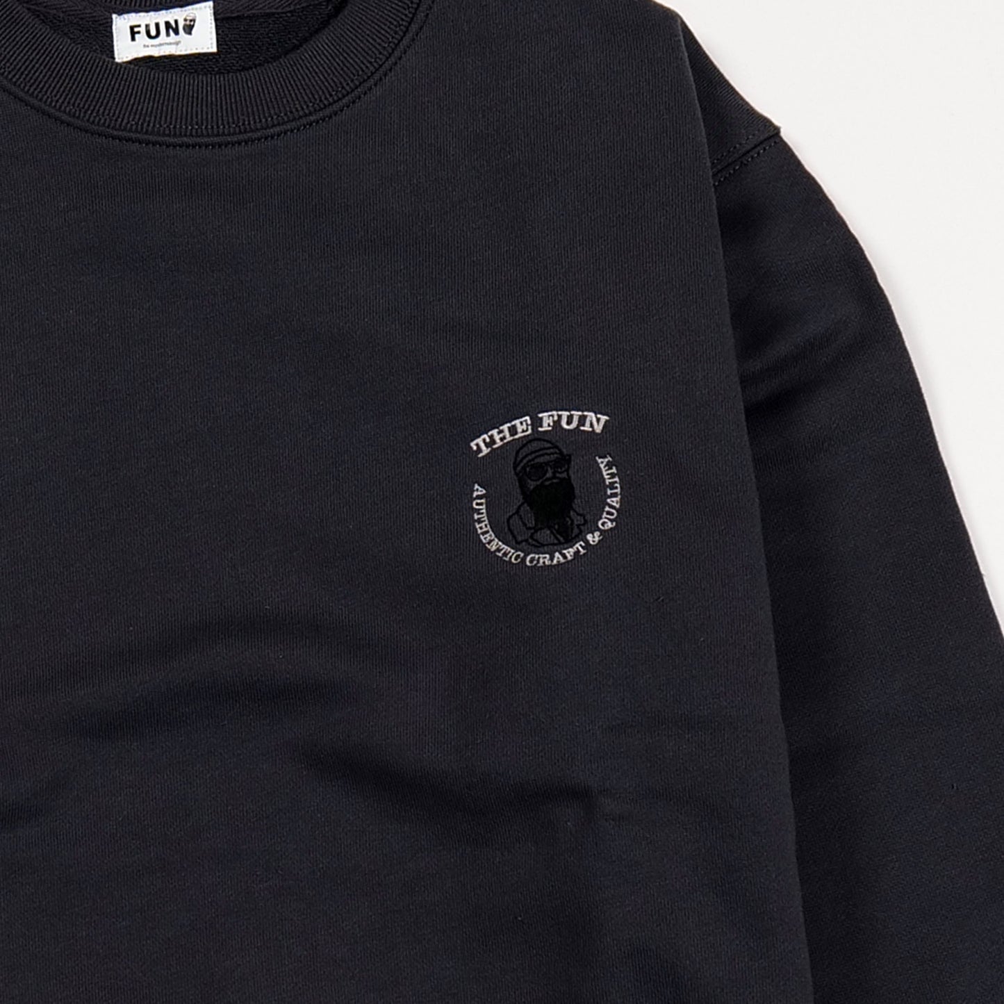 Gentle ojisan sweat -black-