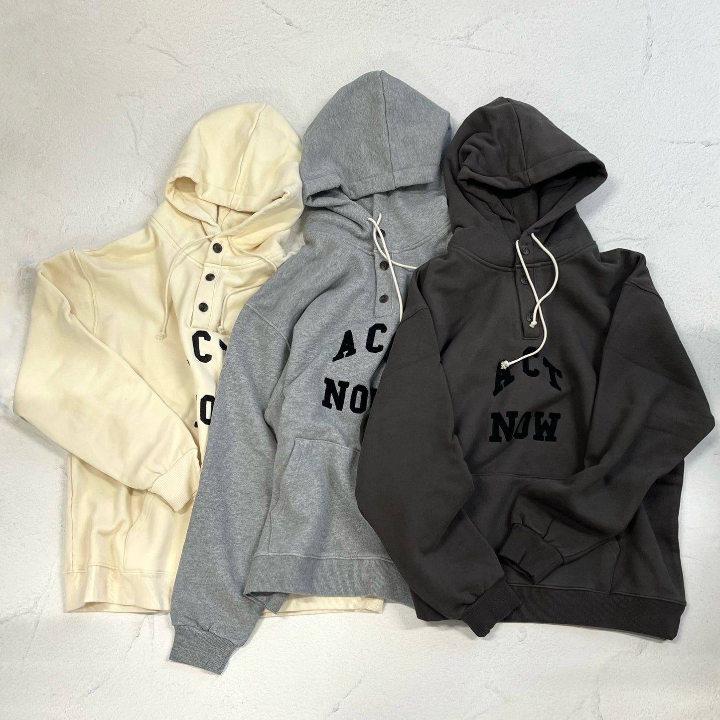 ACT NOW HenleyHoodie M-2604255