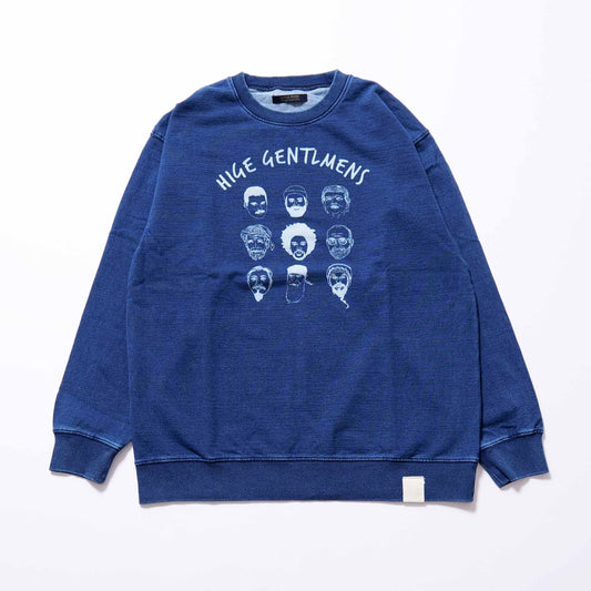 HIGE GENTLMENS INDIGO SWEAT