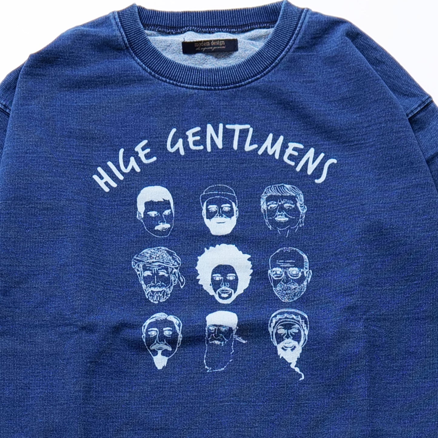 HIGE GENTLMENS INDIGO SWEAT