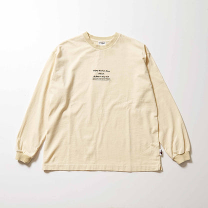 hobby ojisan  pigment dye L/S Tee