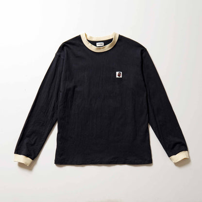 Back  embroidery Ringer L/S Tee