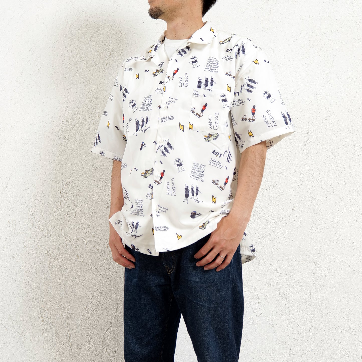 GRAPHIC OJI ALOHA SHIRT