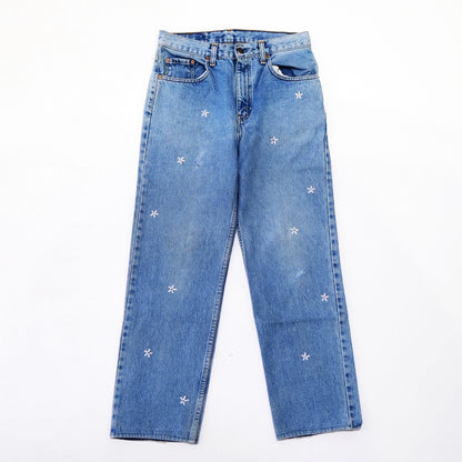 denime remake embroidery pants