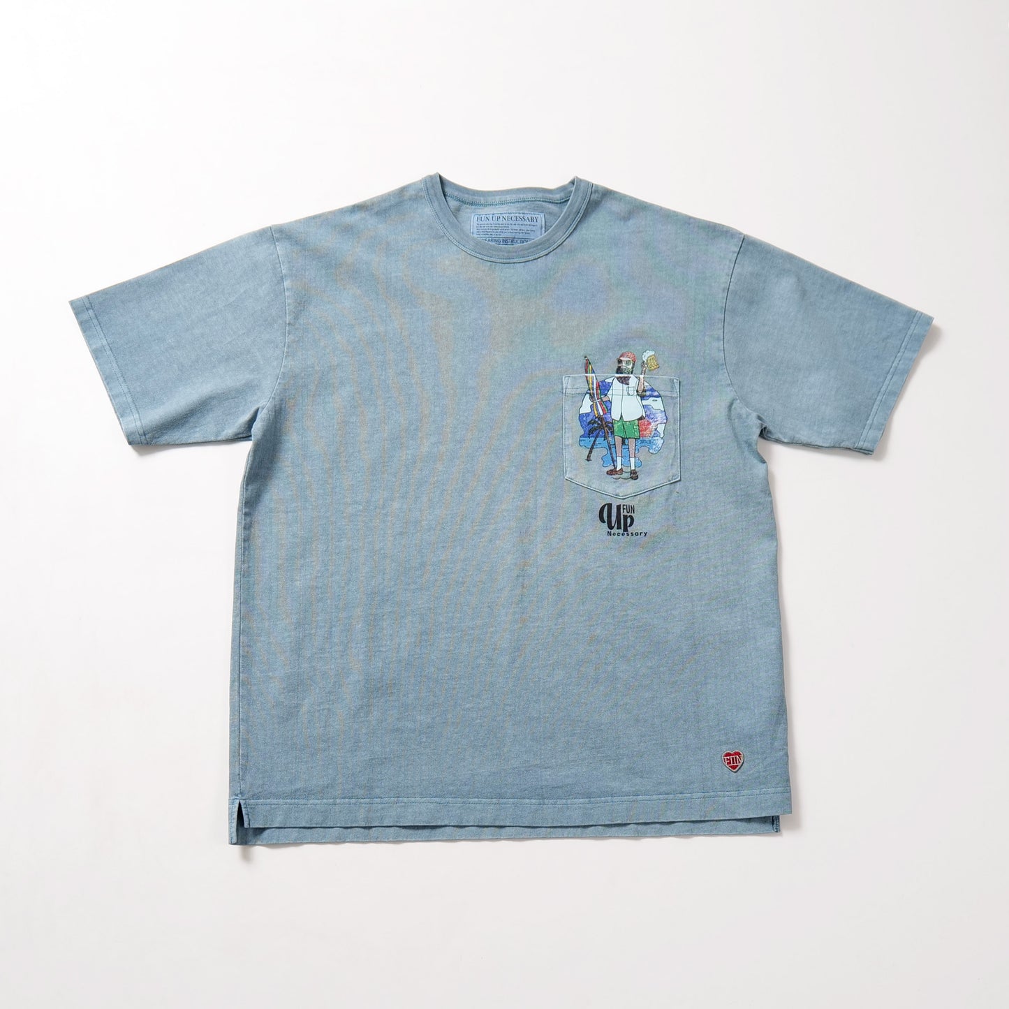 onepoint car pigment dye Tee F-24022511