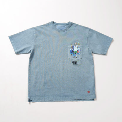 onepoint car pigment dye Tee F-24022511