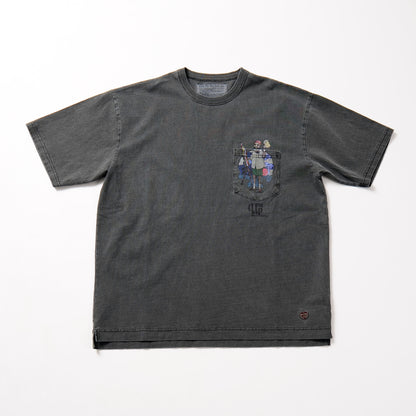 onepoint car pigment dye Tee F-24022511