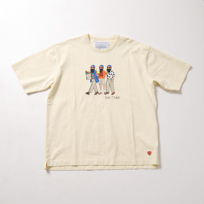 onepoint car pigment dye Tee F-24022511