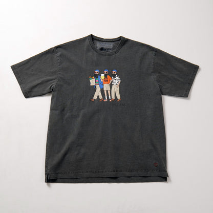 onepoint car pigment dye Tee F-24022511