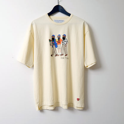 onepoint car pigment dye Tee F-24022511