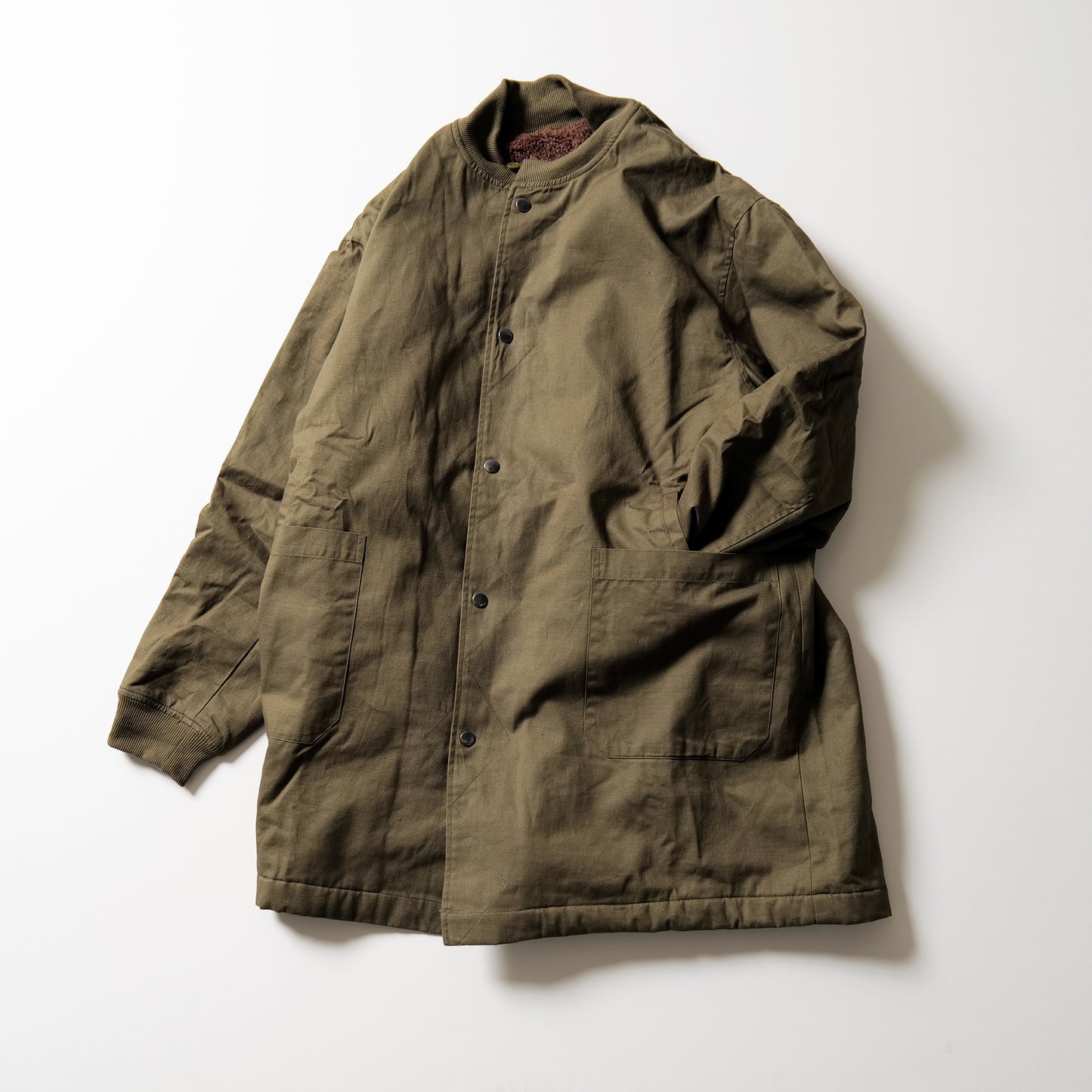 engineer reversible coat-khaki-