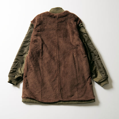 engineer reversible coat-khaki-