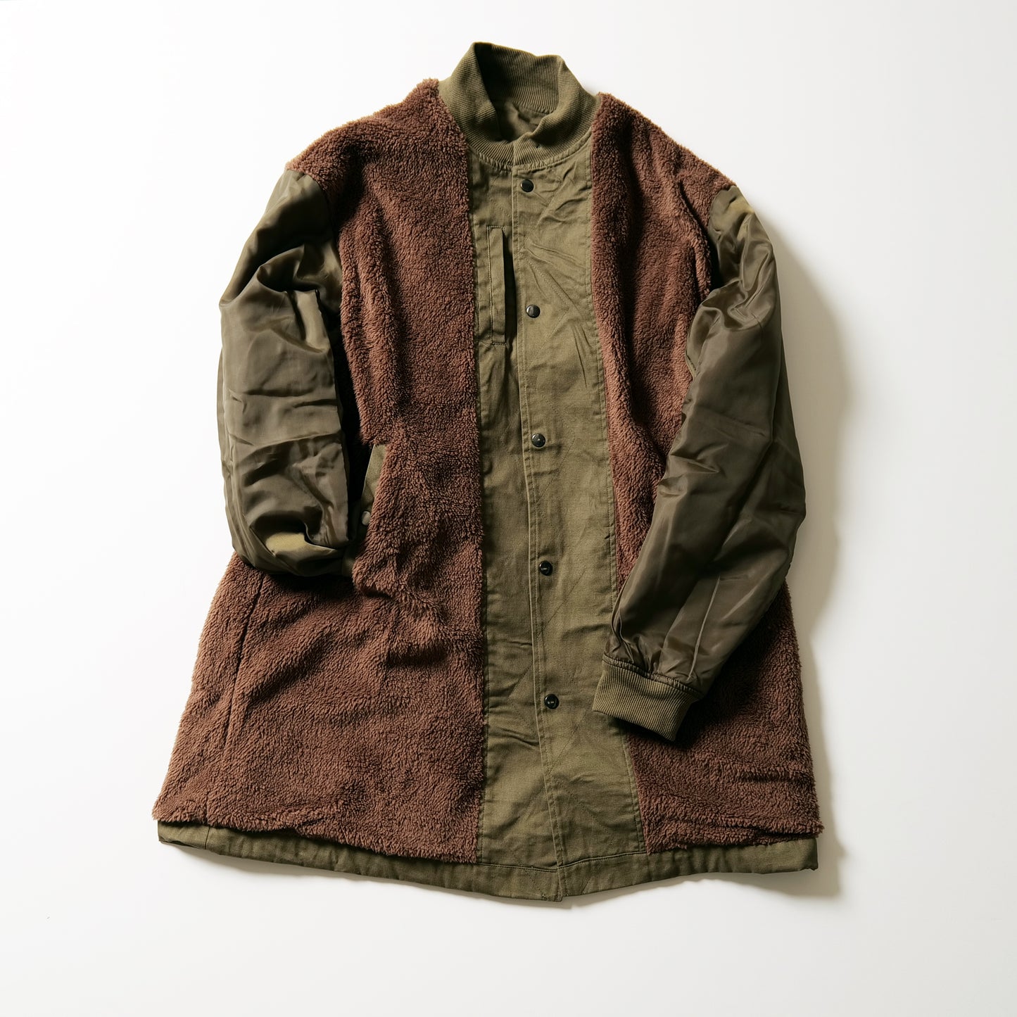 engineer reversible coat-khaki-