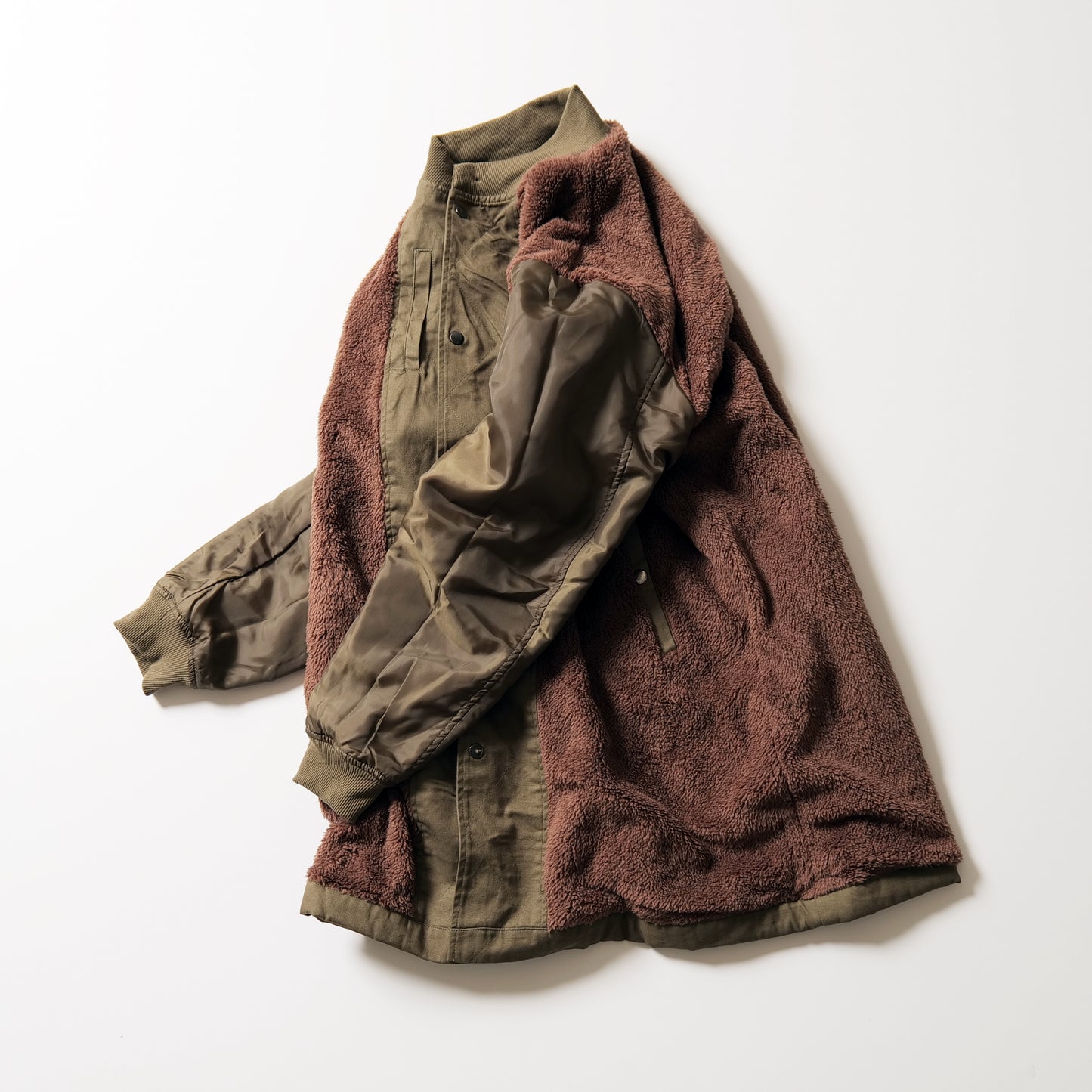 engineer reversible coat-khaki-