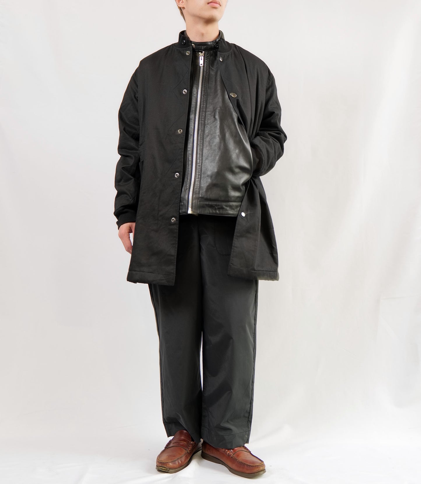 engineer reversible coat-black-