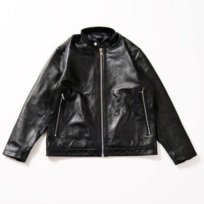 LAMB LEATHER SINGLE RIDERS JACKET