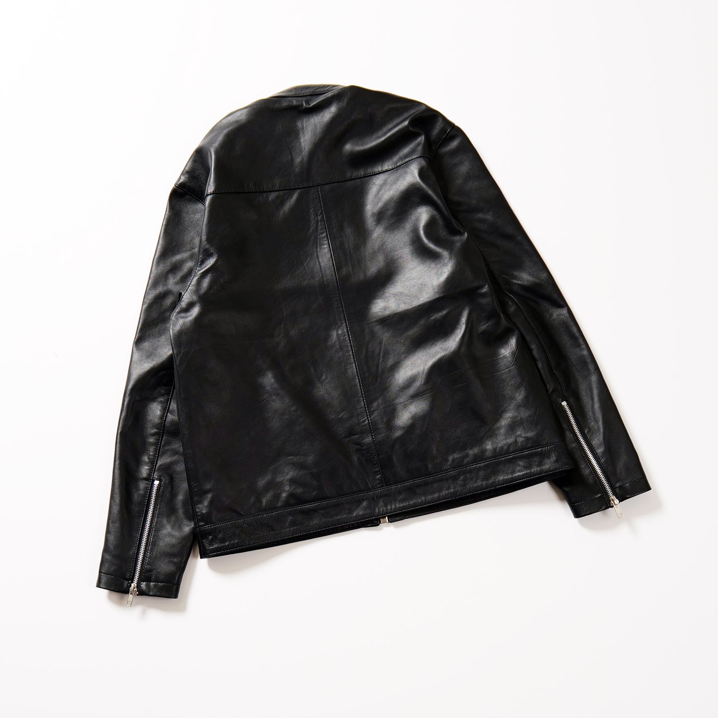 LAMB LEATHER SINGLE RIDERS JACKET