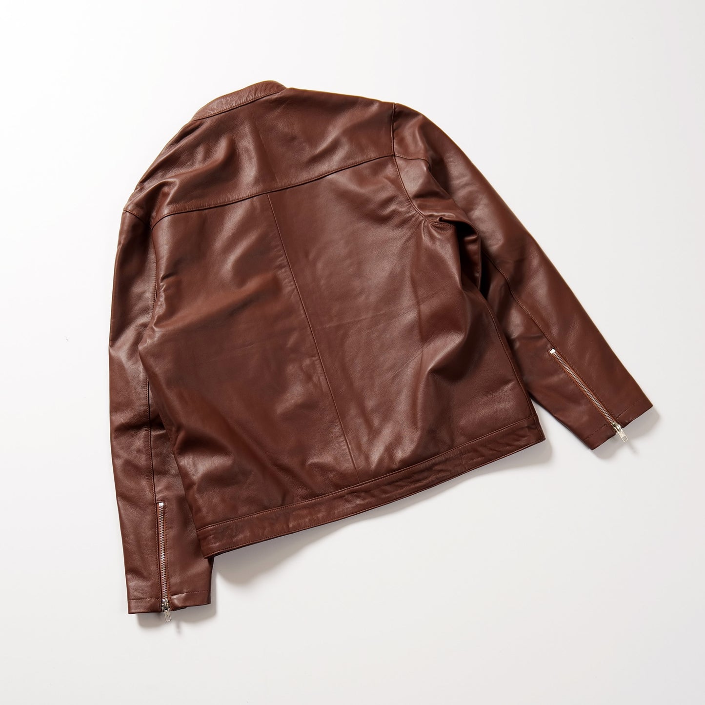 LAMB LEATHER SINGLE RIDERS JACKET