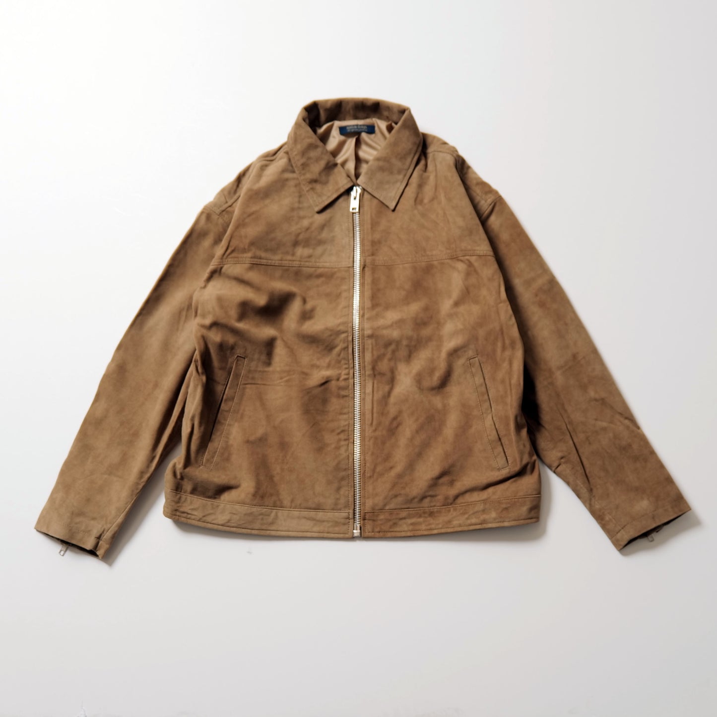 SUEDE LEATHER HOODIE JACKET