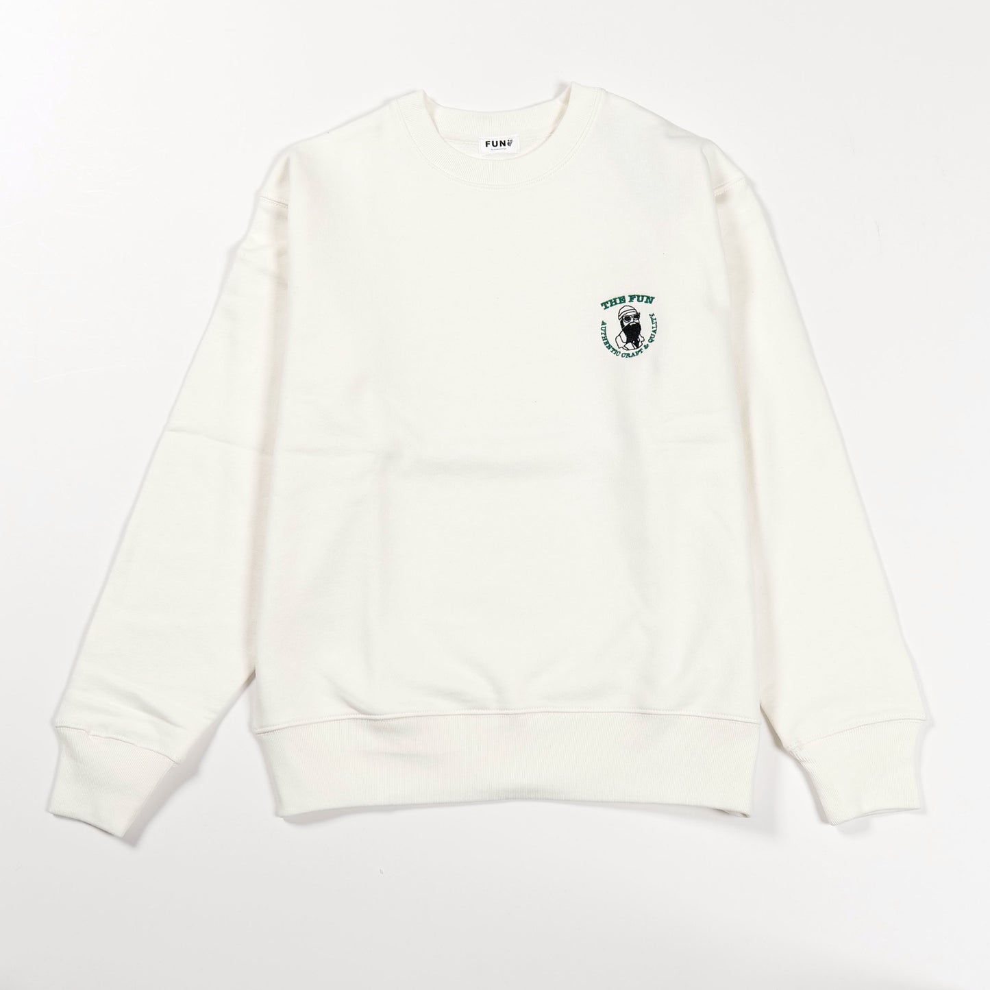 Gentle ojisan sweat -white-