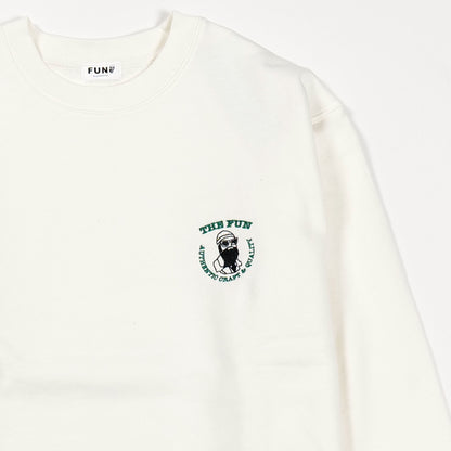 Gentle ojisan sweat -white-