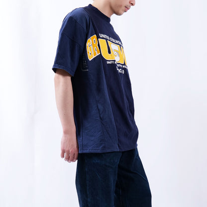 CRAZY CUT REMAKE Tee -navy-