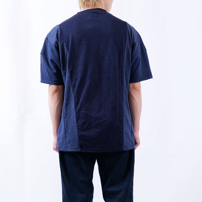 CRAZY CUT REMAKE Tee -navy-