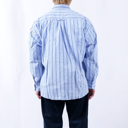 STRIPE TYPEWRITER WASHED SHIRT MODERN FIT